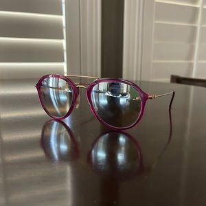 Pink reflective Raybans